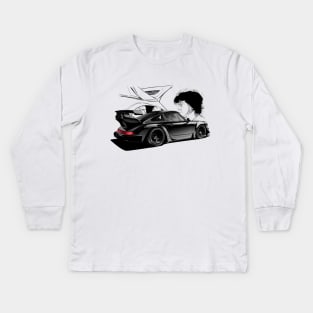 Porsche RWB Kids Long Sleeve T-Shirt